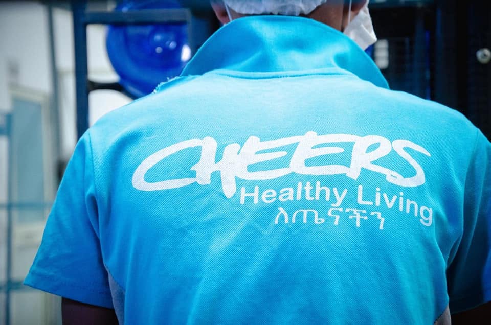 The Cheers team on site